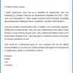 free employment letter of recommendation template