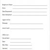 free vacation request form template